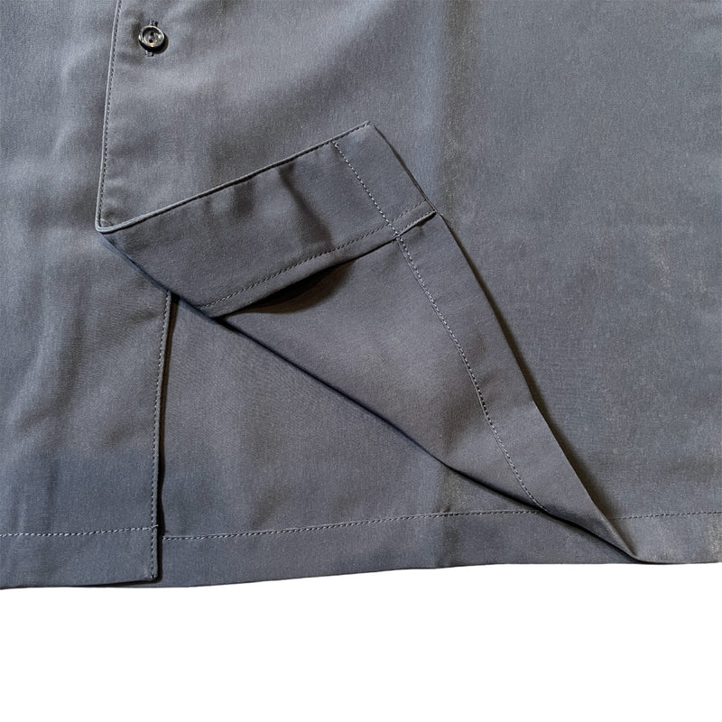 シルキーシャツ【ストーンブルー】