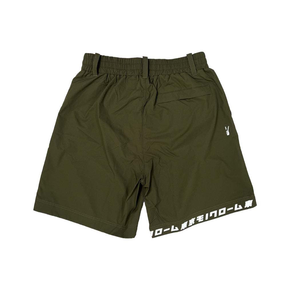 ルーズフィット ショーツ【オリーブ】 — MONOCHROME