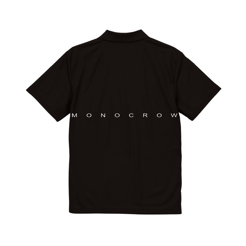 COMOLI ポロシャツ ブラック サイズ1 新品未使用 ラインポロシャツ【ブラック】 — MONOCHROME