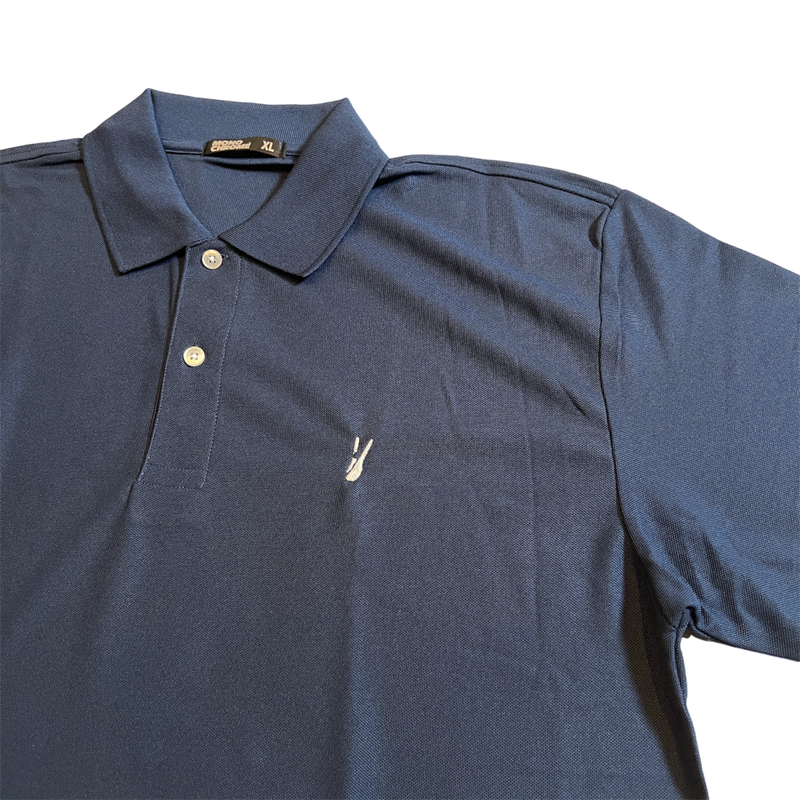 ironポロシャツ【インディゴ】