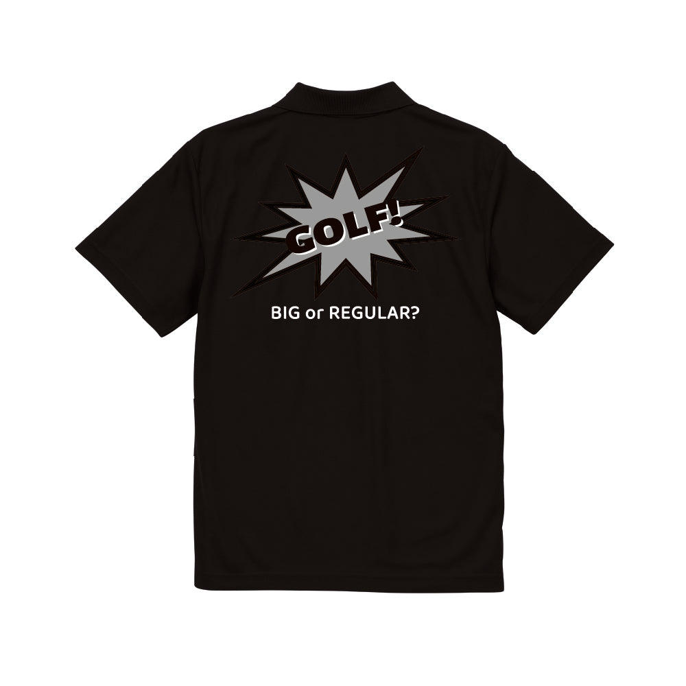 正規品 glogang ポロシャツブラック FRANCE S GO-LFポロシャツ【ブラック】 — MONOCHROME