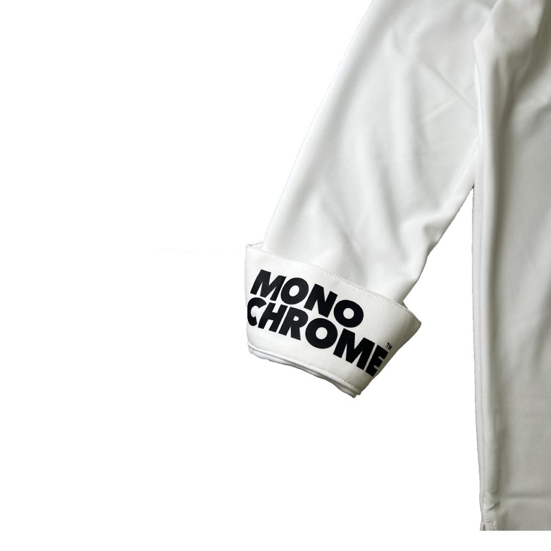 長袖ニットシャツ(White)